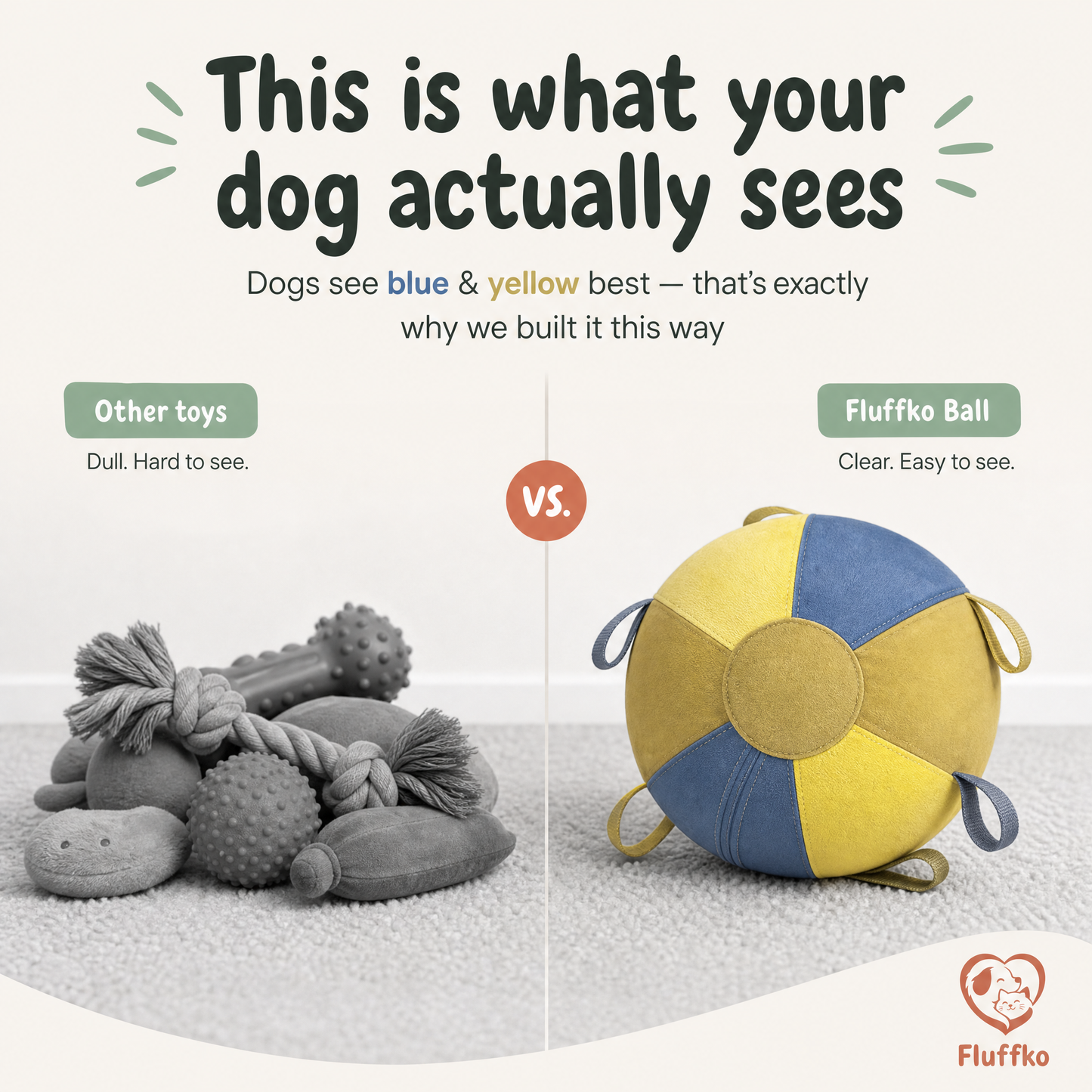 Fluffko Durable Jumbo Ball